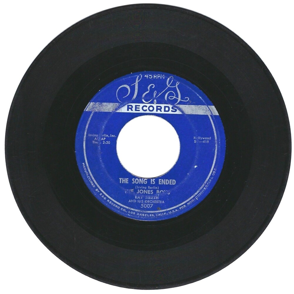 Jones Boys 45 RPM - The Song Is Ended / You Make Me Feel Like A Penny - S&G VG-